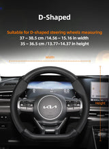 Breathable Leather Wheel Cover for Kia Ceed Sportage