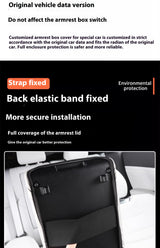 For XPeng G6 Car Armrest Box Protective Cover Original Car Color Leather Armrest Box Cover Car Interior Accessory OEM