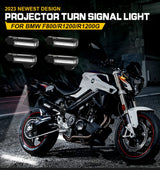Emark Motorcycle LED Turn Signal Light For BMW F800 R1200GS F650GS Front Indicator Blinker Lamp 12V Led Rear Red Brake Light