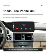 10.25-Inch Wireless CarPlay Android Auto Display for Benz GLK