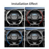 Carbon Fiber Steering Wheel Cover for Chery Models Car Interior Accessory Hocasen