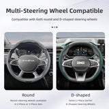 Breathable Leather Steering Wheel Cover for Dacia Cars Car Interior Accessory Hocasen