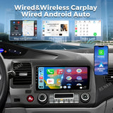 2K QLED Android 15 Head Unit for Honda Civic 2005-2012 Android Head Unit RSNAVI