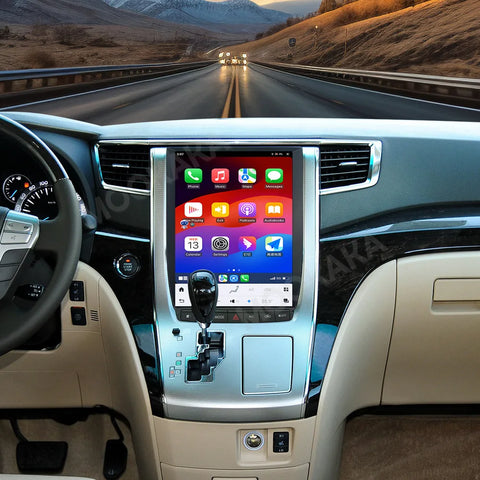 12.1-Inch Android Auto Multimedia Player for Toyota Alphard Android Head Unit Aotsr 4GB 64GB Eight Core
