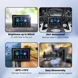 5 inch Portable GPS Display Universal for Motorcycles
