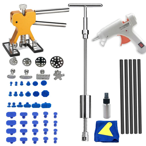 Auto Body Paintless Repair Kit Metal Reverse Hammer Suction Cup Garage Workshop Hand Tools Car Interior Accessory JOIGVFN Set