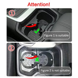 Toyota RAV4 2019 - 2022 Anti-Slip Shock-Absorbing Cup Holder Central Console Armrest Storage Box TPE Accessories Car Interior