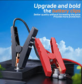 Portable Car Jump Starter Power Bank Emergency Booster Wireless Charging 12V Auto Starting Device High Brightness 10000mAh Ca