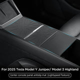 Smabee for Tesla Model Y Launch 2025 Juniper/Model 3 Highland Car Central Console Panel Antislip Mat Armrest Protection Pad C