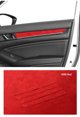 For Honda Accord 10th Gen Facelift & INSPIRE Made of Alcantara Car Interior Door Panels Armrest Cover Protective Trim Accessory