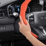 Premium Suede Snap-On Wheel Cover for Genesis Car Interior Accessory Hocasen