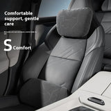 ZEEKR 001 Zeekr001 Car Headrest Waist Cushion Dupont Biological Fleece Suede Car Interior Accessory OEM
