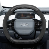 Carbon Fiber Texture Steering Wheel Cover Chery Car Interior Accessory Hocasen