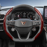 Carbon Fiber Steering Wheel Cover for Cupra Models