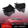 Rear Trunk Left Side Storage Box For Tesla Model 3 Highland 2024 With Cover Tail Boot Organizer Partition Decoration Accessories