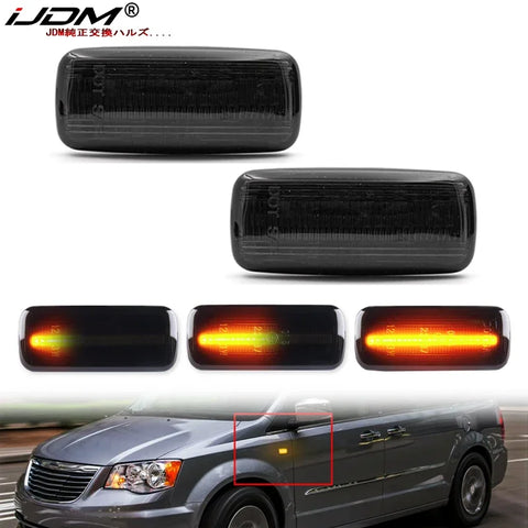 Smoked LED Marker for Chrysler Dodge Jeep 2007-2017 Car Interior Accessory iJDM