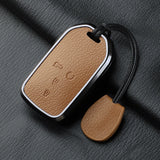Metal and Leather Car Key Case Cover for Honda CRV and Civic Models