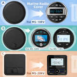 Marine Silicone Radio Cover for Universal Boats Car Interior Accessory OEM