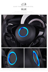 Steering Wheel Logo Trim for Smart 453 Car Interior Accessory GMUNI
