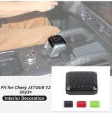 Shift Knob Trim Cover ABS for Chery T2 2023 Car Interior Accessory HEBE