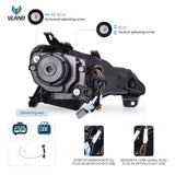 Triple Projector LED Headlights for Toyota 86 BRZ 12-21 LED Ambient Light VLAND