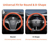 Premium Snap-On Suede Cover for Opel Steering Wheels