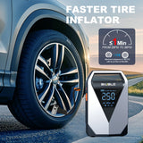 1500A Peak Car Battery Starter Kit with Air Compressor Jump Starter BIUBLE