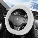 Peugeot Long Plush Warm Non-Slip Steering Wheel Cover Car Interior Accessory Hocasen