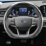 Ford Carbon Fiber Snap-On Steering Wheel Cover