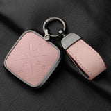8 Button Aluminum Alloy Goatskin Car Key Case Cover for Zeekr X 001 009 2022 2023