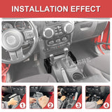 Gear Shift Storage Box for Jeep Wrangler JK 2011-2017 Car Interior Accessory HEBE