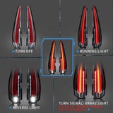 LED Tail Lights Sequential Turn Signal for Escalade 07-14 Car Interior Accessory Vland