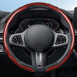 Universal Snap-On Carbon Fiber Wheel Cover Shell Accessory