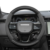 Carbon Fiber Steering Wheel Cover for Land Rover Car Interior Accessory Hocasen