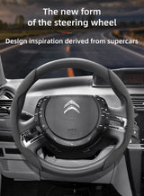 Anti-Slip Suede Buckle Cover for Citroen Vehicles Car Interior Accessory Hocasen