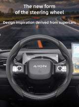 Snap-On Segmented Suede Wheel Cover for Aion Models Car Interior Accessory Hocasen