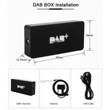 DAB+ Receiver Box & Antenna for Android Radio Car Interior Accessory AKAMATE