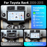 9-Inch Android 15 Head Unit Multimedia Player for Toyota RAV4 Android Head Unit JIUYIN