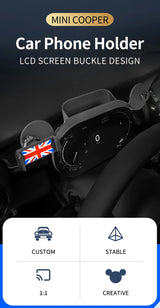 Mini Cooper 2022 LCD Screen Dashboard Phone Mount Car Interior Accessory GMUNI