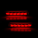 Rear Bumper Reflector LED Lights for Toyota RAV4 06-12 Car Interior Accessory MAGIC COLORM Pattern A Red Shell