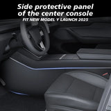 Center Console Side Anti-Kick For Tesla New Model Y Juniper 2025 Launch TPE Cover Mats Rear Console and Underseat Protectors