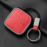 8 Button Aluminum Alloy Goatskin Car Key Case Cover for Zeekr X 001 009 2022 2023