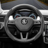 Anti-Slip Segmented Steering Wheel Cover for Skoda Cars