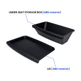 For Tesla New Model Y 2025 Launch Juniper Under Seat Storage Box Drawder With Lids ABS Material Interior Accessories Interior