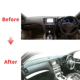 Custom Fit Plush Dashboard Cover for Infiniti G Series 2008-2015 Dashboard Mat CATUSIKI