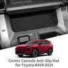 for Toyota RAV4 2026 (Left Rudder only) Car Anti Dirt Pad Mobile Wireless Charging Center Anti‑Slip Mat Accessiories Silicone