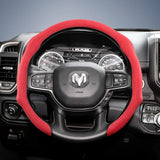Dodge Suede Steering Wheel Cover Durable Non-Slip
