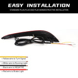 LED Rear Reflector Lights for Chevy Malibu XL 2019-2023 LED Ambient Light MAGIC COLORM