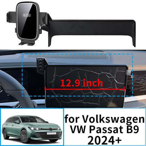 Smart Wireless Charging Phone Mount for Volkswagen Passat B9 Car Phone Holder OEM