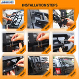Rear Trunk Ladder Rack for Jeep Grand Cherokee 2007-2010 Car Interior Accessory HEBE